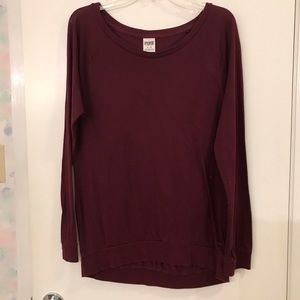 PINK Long sleeve thin tunic